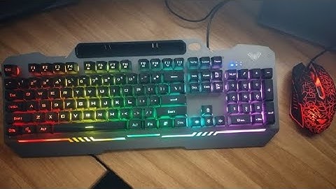 AULA Gaming Keyboard and Mouse Combo Review, Used for gaming; love the look