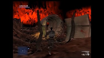 Syphon Filter 2 Walkthrough, Mission 8 - C-130 Wreck Site (No Commentary)