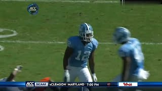 Charles Brown hit on Travis Benjamin HD 60fps