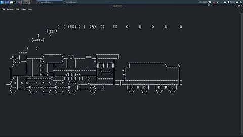 Kali Linux Terminal Fun scripts | cowsay | figlet | sl | kali terminal commands