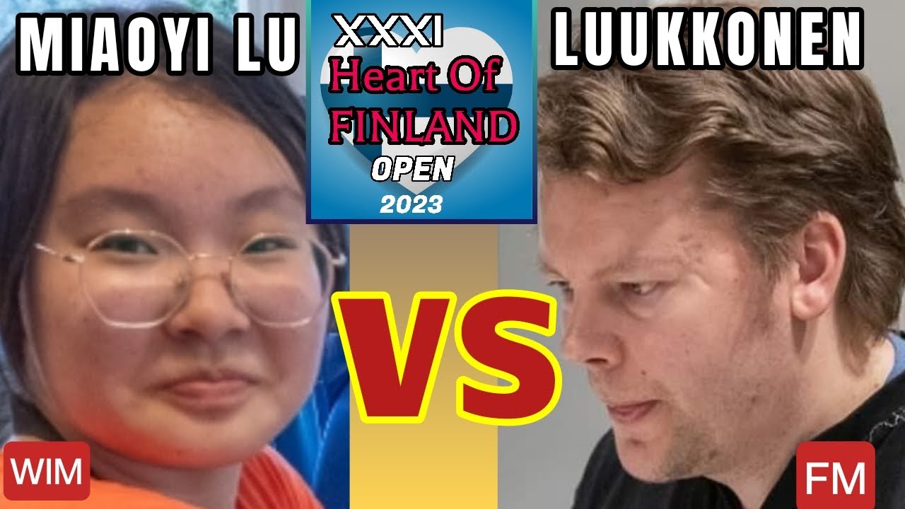 Miaoyi clearly dominated the Fide Master! 31st Heart of Finland Open