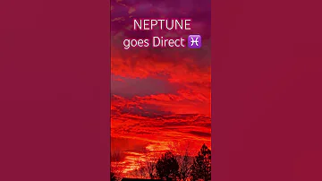 NEPTUNE stations DIRECT in Pisces ♓️ #astrology #neptuneinpisces #pisces