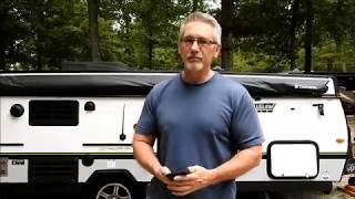POP UP CAMPER AWNING SETUP