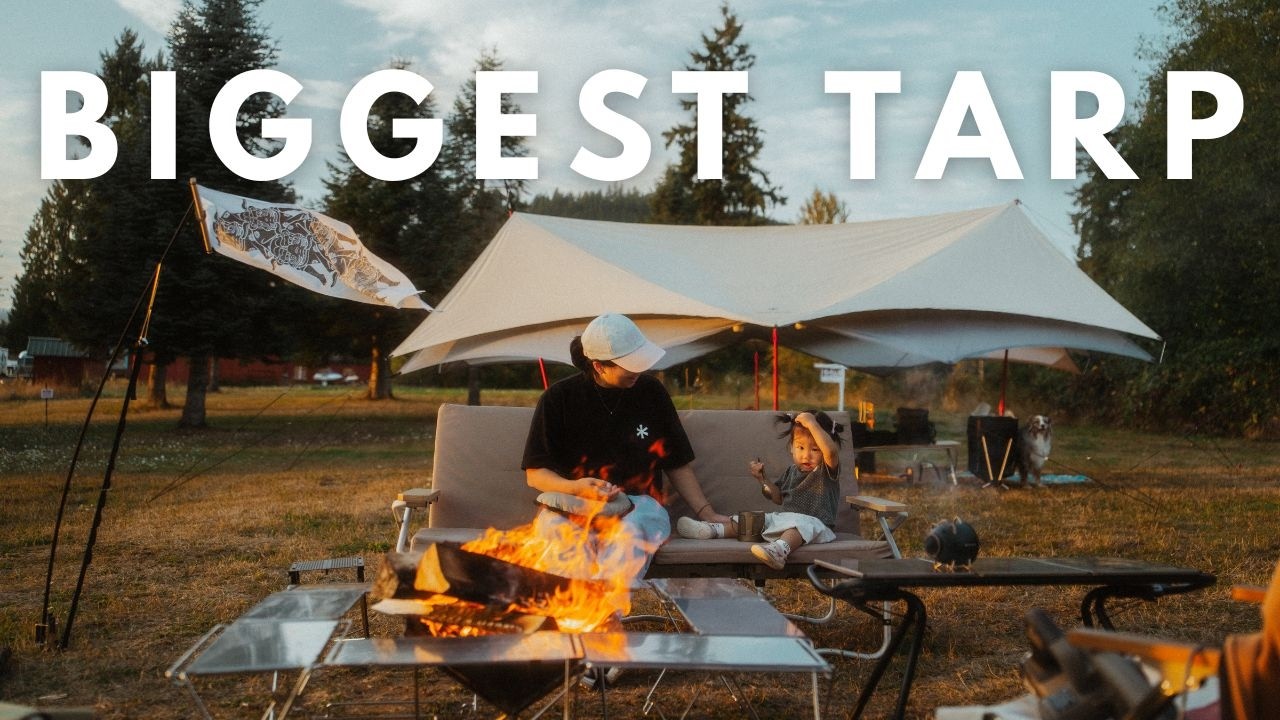 Вы не поверите, насколько уютны эти походные обеды под самым большим брезентом Сноу Пик!