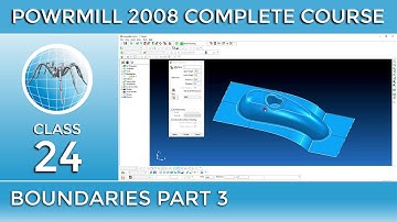 PowerMill Tutorial # 24 - Boolean Operation - Contact Conversion and User Defined Boundaries - Urdu