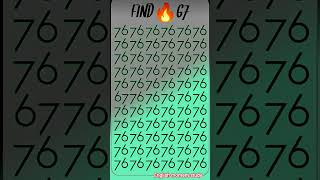 Find 👉 67 🤔 odd number puzzle 🧩 iq test 🧠 math reasoning puzzle #quiz #iq #mathematicspuzzles