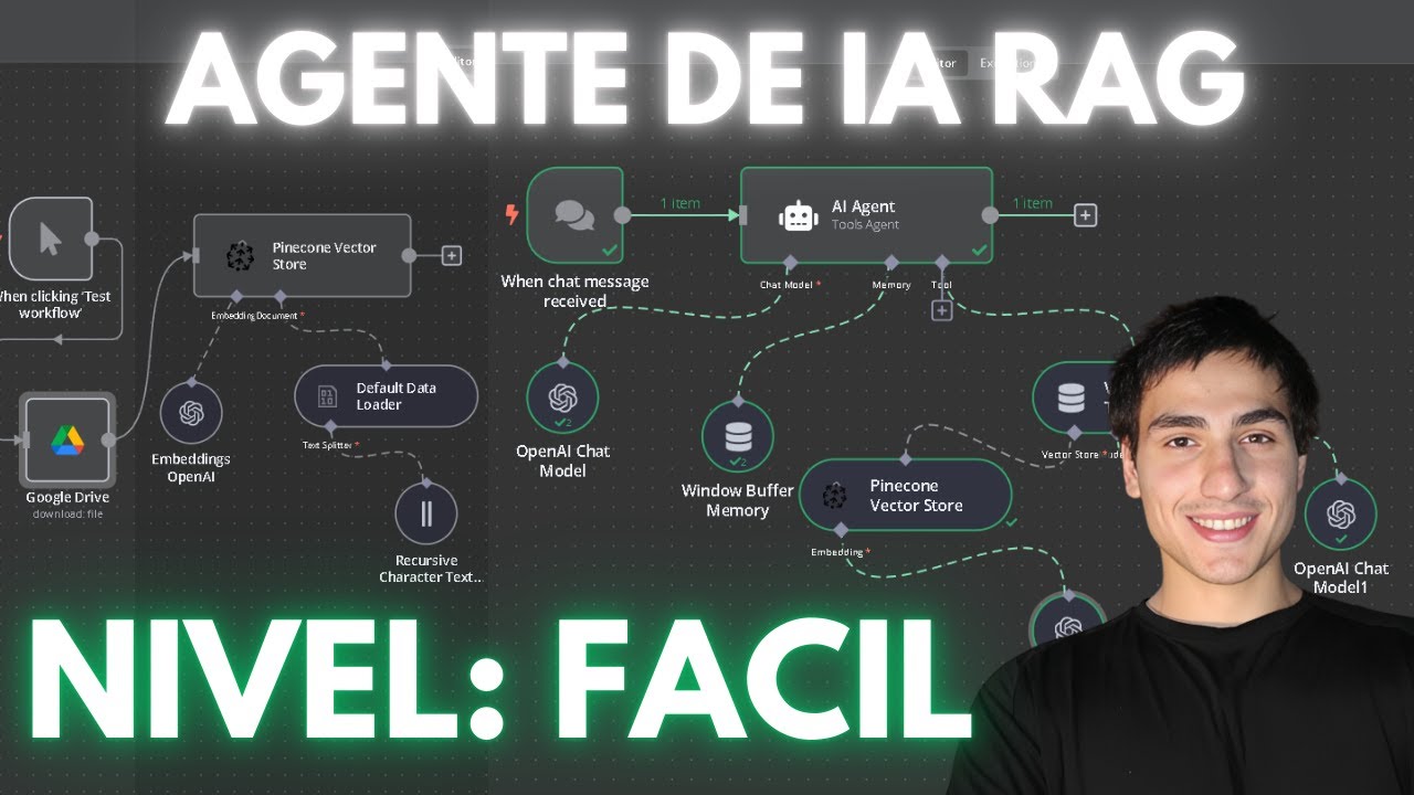 Este AGENTE DE IA interactua con tus DOCUMENTOS (nivel facil + paso a ...