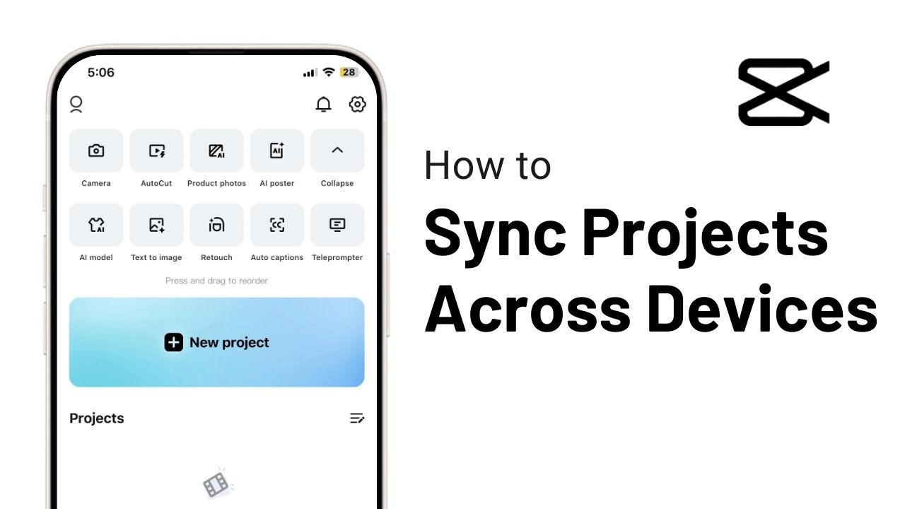 How to Sync CapCut Projects Across Devices - YouTube