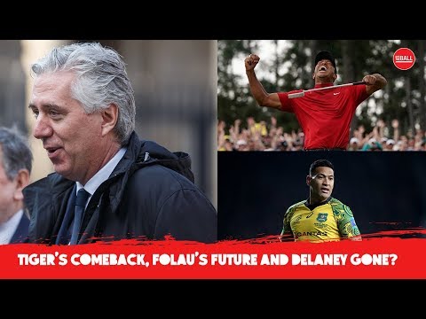 irish football schedule John Delaney's 'resignation', Tiger Woods' comeback and Folau's Future | The Newsround