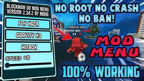 Update!! Blockman Go Mod Menu 2.25.3|Unlimited Gcube, Fly Hack, Speed Run & More 100% Work.
