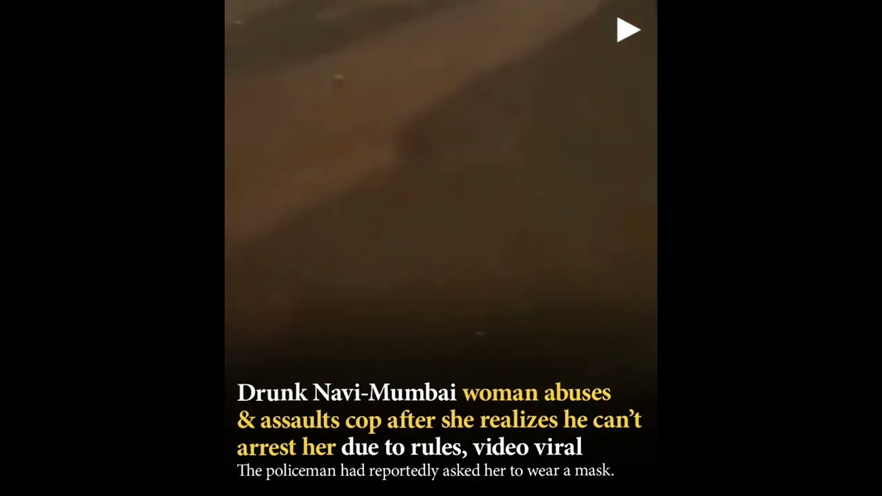 Drunk  women assaulting  policeman surfaced in Vashi, Navi Mumbai