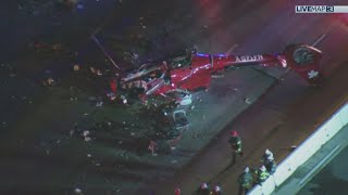 Three injured in California helicopter crash