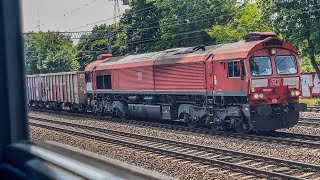 Dźwięk i zapach diesla na linii kolejowej w Trójmieście TEM2-140 & Class 66248 Sopot Gdynia 2026