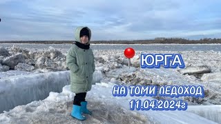 Вскрылась Томь в районе Юрги|Паводок 2024 #россия #разливреки #юрга #томь #сибирь #тренды #пиар