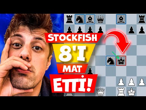 2 AT 2 FİL FEDA ETTİ Stockfish'i 17 HAMLEDE MAT ETTİ | 3000 ELO Bilgisayarı YENEN ADAM!