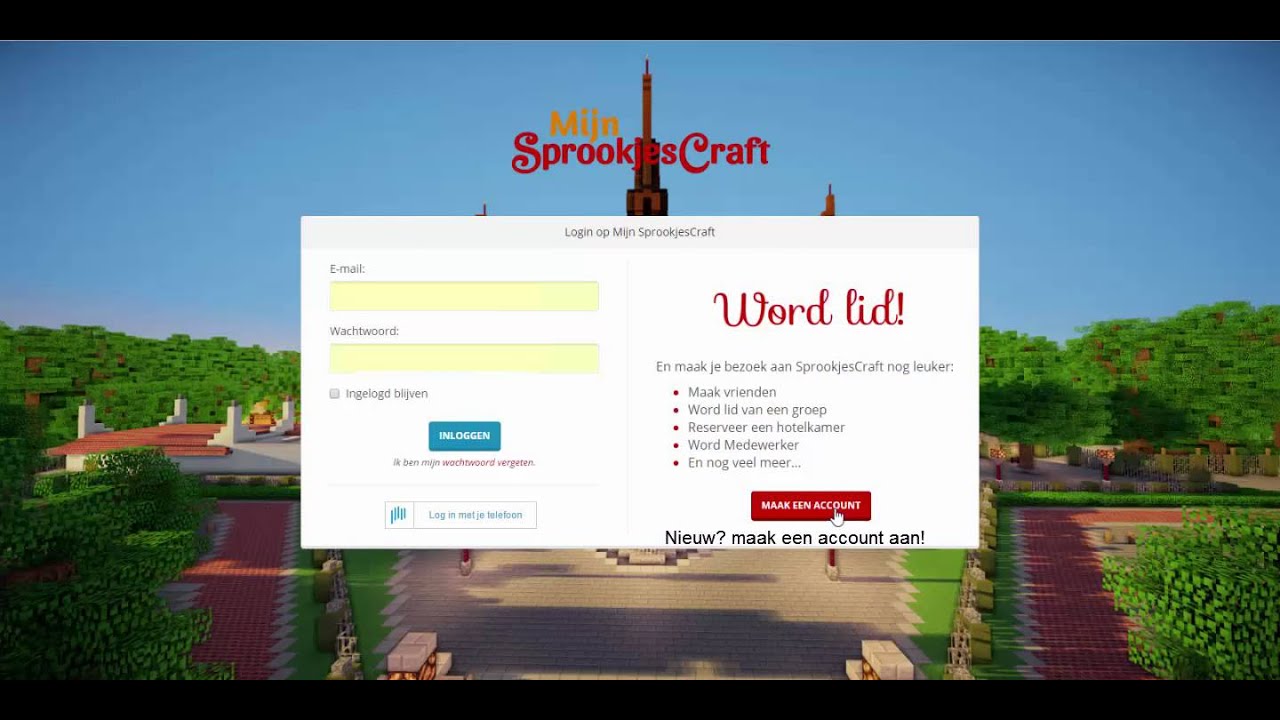 Hoe maak je verbinding met SC Connect? - SprookjesCraft