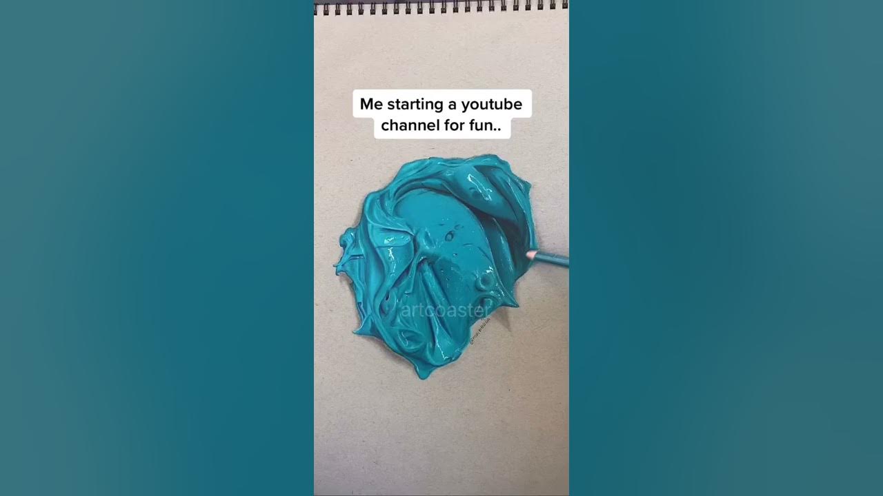 when you start a youtube channel for fun