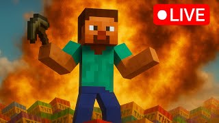 🔴 Minecraft TNT Village #shorts #minecraft #shortslive #shortsfeed #live