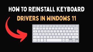 How To Reinstall Keyboard Drivers In Windows 11