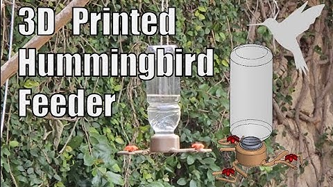 DYI 3D Printed Hummingbird Feeder