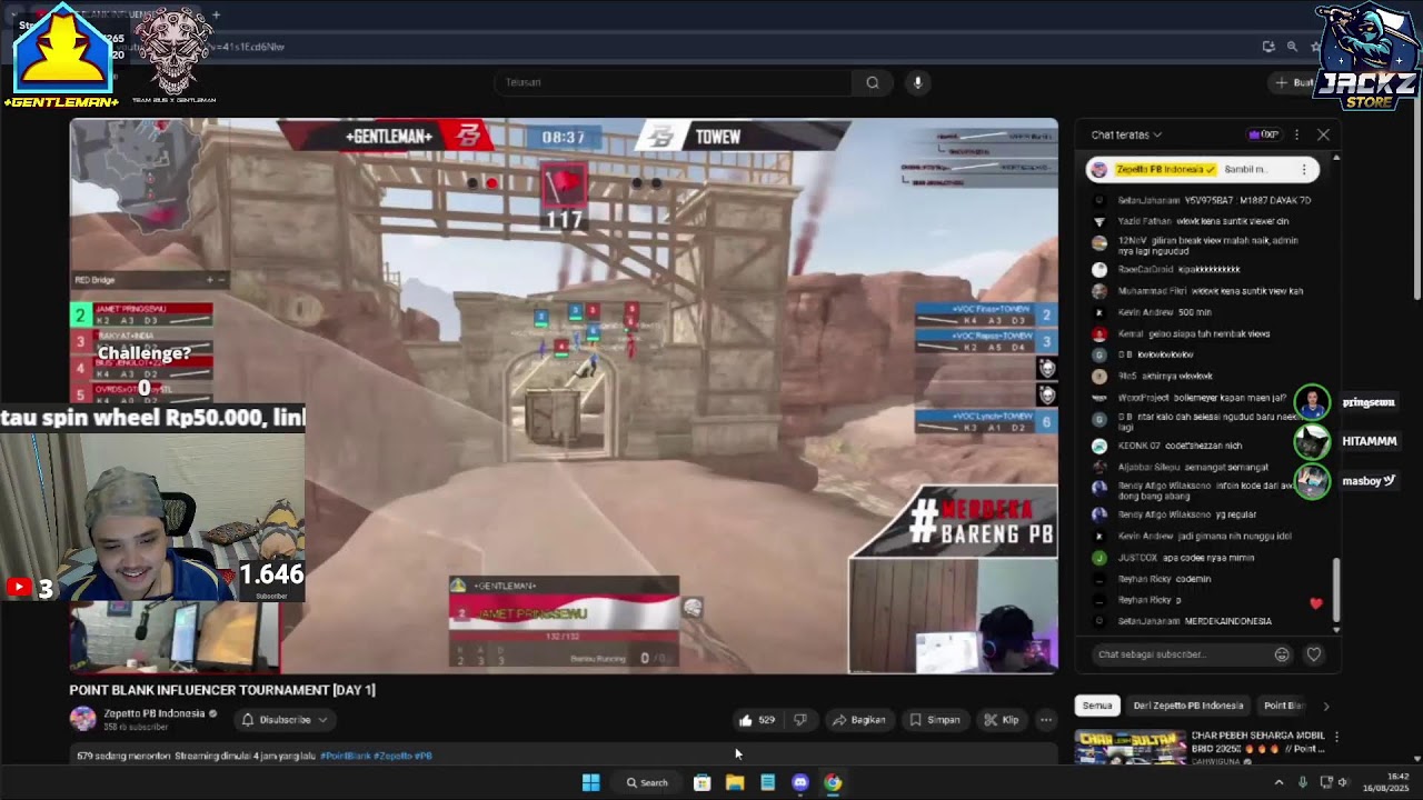 +GENTLEMAN+ POINT BLANK INFLUENCER TOURNAMENT (Delay 60 Detik) 