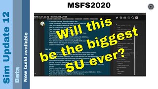 Flight Simulator 2020 - MSFS Update - Sim Update 12 - new build available Flight Simulator 2020 - MSFS Update - Sim Update 12 - new build available