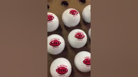 Ableprint.com multi color printed golf ball