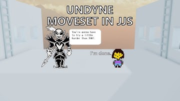 UNDERTALE Undyne Custom Moveset in jjs ||Jujutsu Shenanigans||