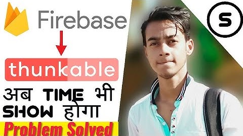 Firebase data with time | How to link thunkable to Firebase | Thunkable tutorial in Hindi |