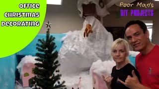 Poor Man's DIY: Office Christmas Decorating