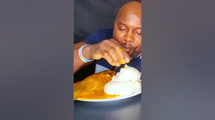 Asmr mukbang ogbono soup and fufu sound eating mukbang