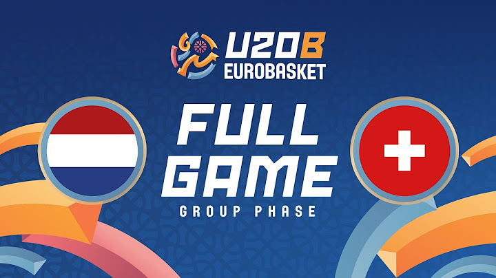 Group Phase | Netherlands v Switzerland | Full Basketball Game | FIBA U20 EuroBasket 2025 Division B