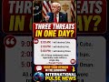 “Three Countries Threatened in One Day?” Trump Remarks Spark Global Alarm #shortsfeed #iranuswar