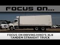 Focus On Driving Hino's XL8 Tandem Straight Truck