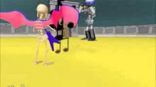 Muvizu Cartoons: Robot Contro scheletro 2