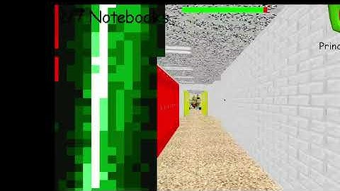 weird baldis basics gotta sweep moment (baldis basics mod menu used)