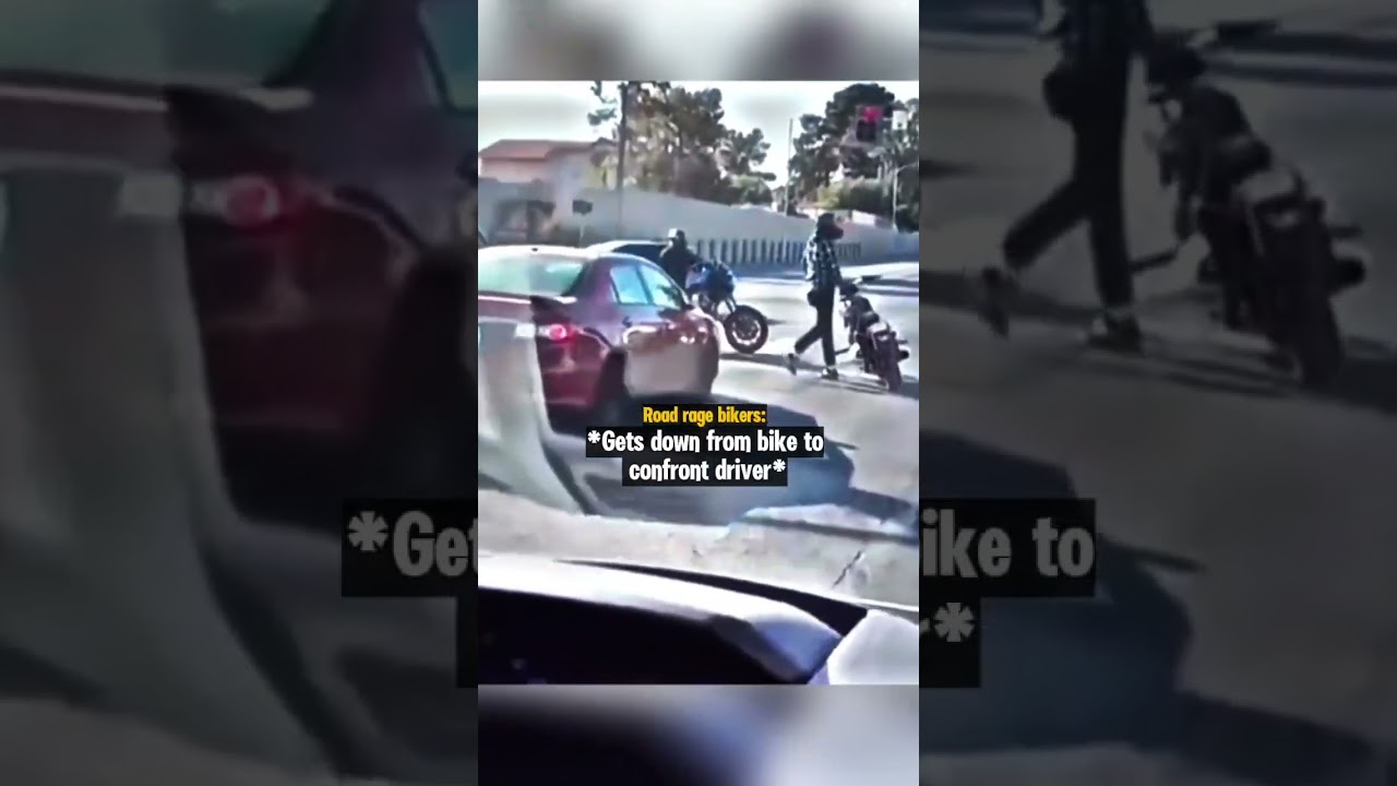 Road Rage Bikers Messes With the Wrong Man