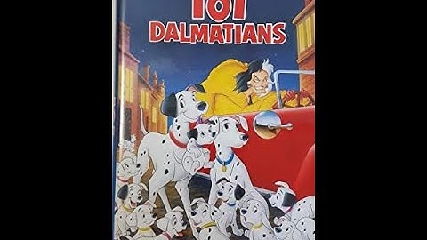 Opening and Closing to 101 Dalmatians VHS (1992)