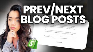 How to Add Previous and Next Buttons to Blog Posts in Dawn Theme  for Better Navigation | tutorial