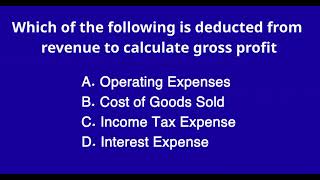 Income Statement Quiz #3