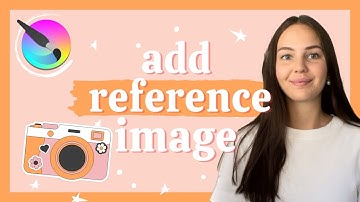 KRITA How to add reference image in Krita tutorial