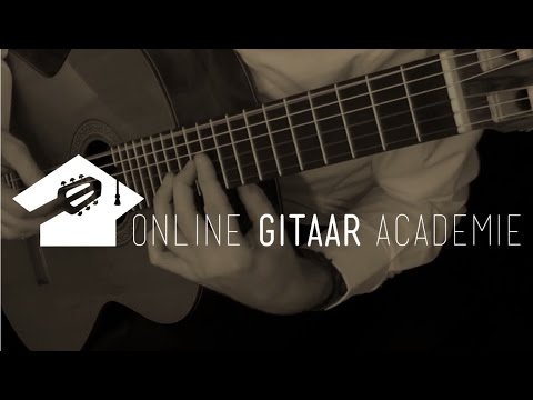 Gevestigde theorie Gewend magie Leer tokkelen op gitaar - oefening 1 - Online Gitaar Academie - YouTube