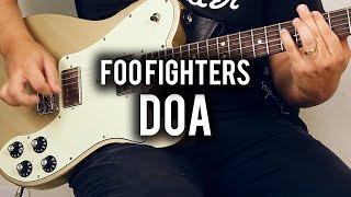 Foo Fighters - DOA - Guitar Cover - Fender Chris Shiflett Telecaster chords