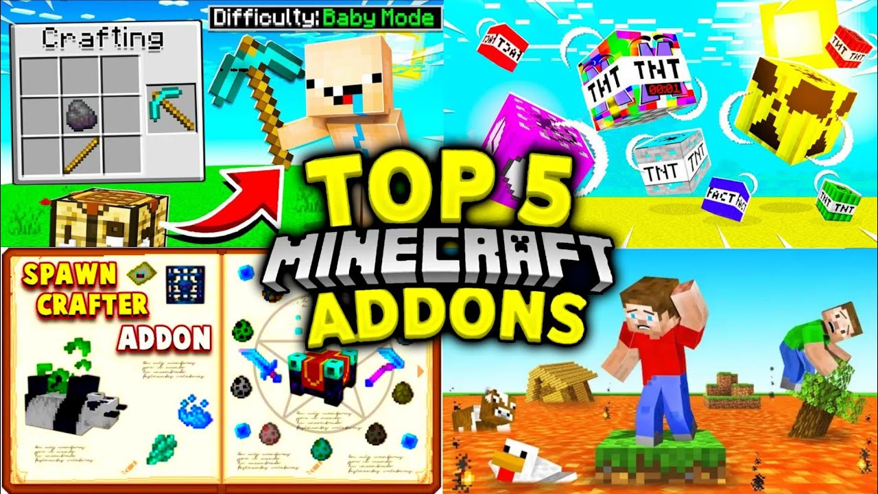 Top 5 Addons Chapati Addons For Mcpe.. Hindi.....Velmo playz