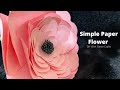 HOW TO MAKE PAPER FLOWER | PAPER CUTTING ART | MAKING FLOWER FROM PAPER | PAPER ART TUTORIAL