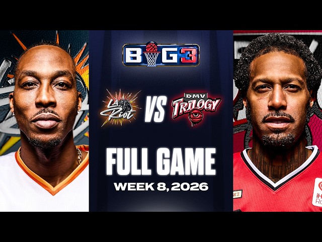 SEASON 9 WEEK 8: DWIGHT AND JAMES JOHNSON BATTLE IN THE PAINT | LA RIOT VS DMV TRILOGY FULL GAME
