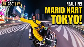 POV: Real Life Mario Kart in Tokyo (8K 360 VR Experience)