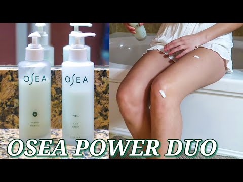 Osea Malibu Ocean Cleanser & Ocean Lotion (REVIEW & DEMO)