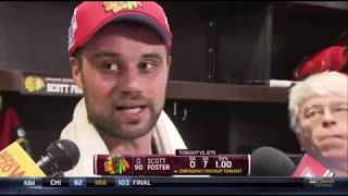 Scott Foster locker room post-game interview (March.29, 2018)