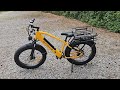 My new off road e-bike. A review of the Engwe E26.  First bike ride!